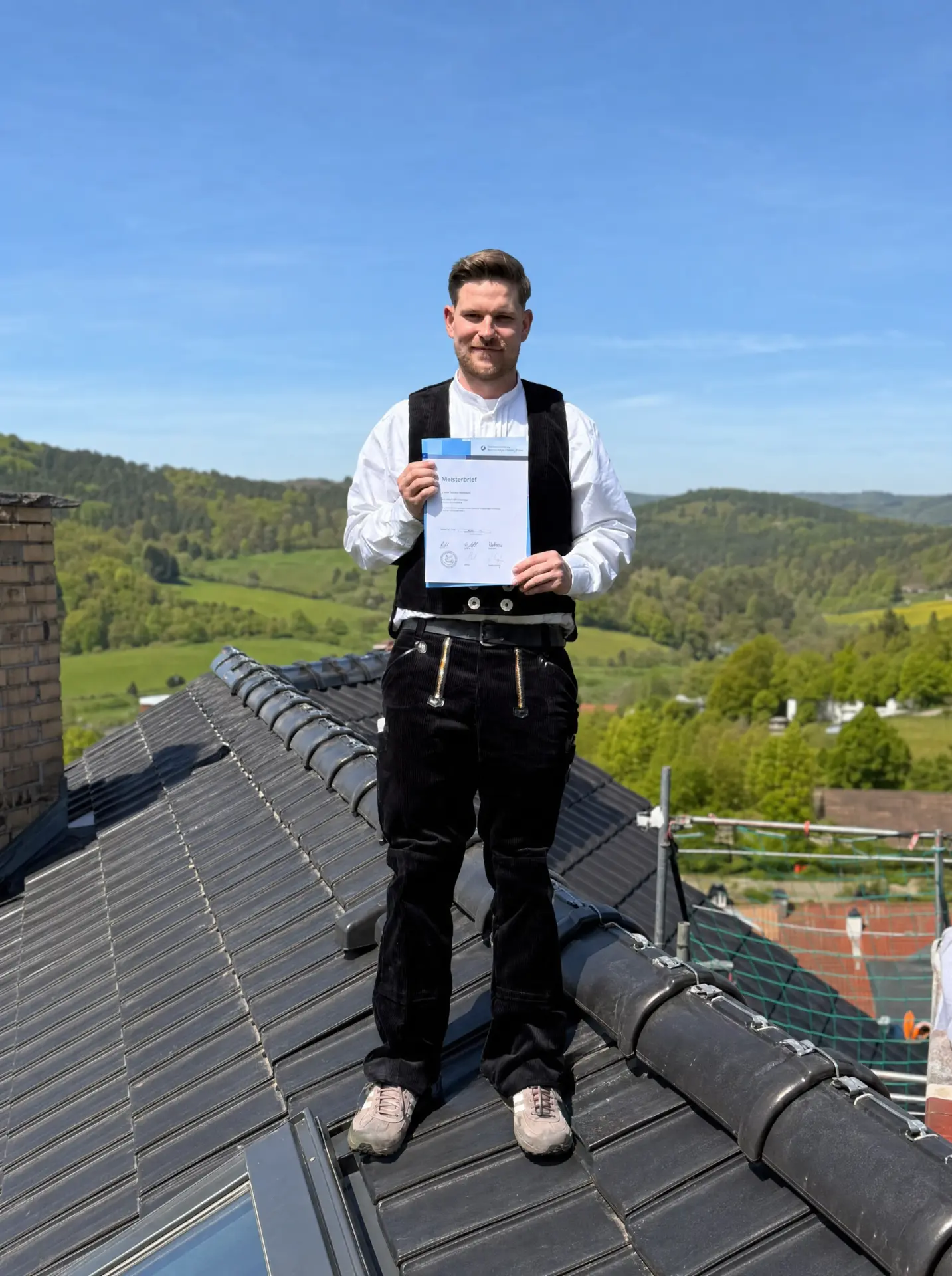 Robin Jeffrey Lorenz, Dachdeckermeister